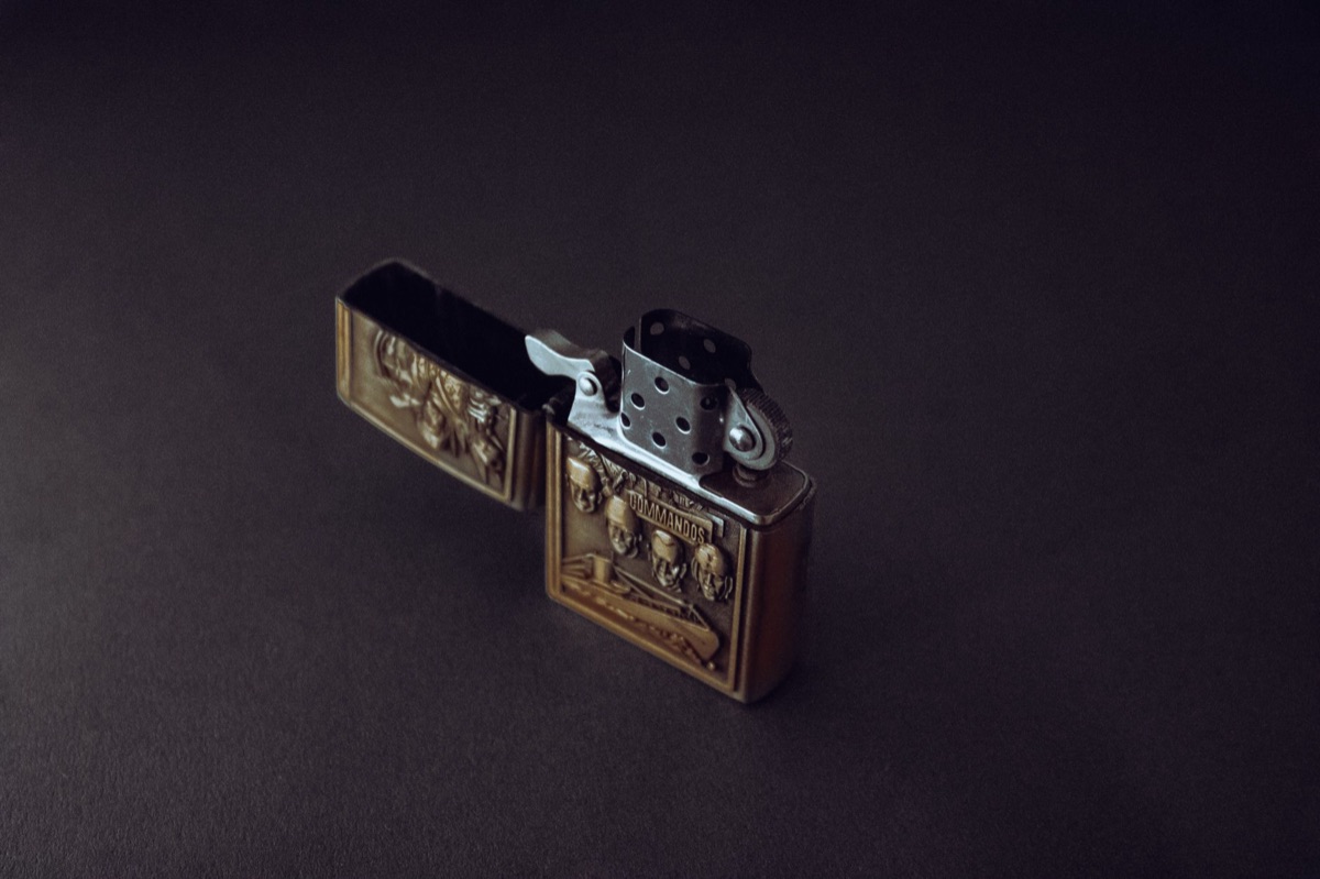 Close-up of an antique perfume sprayer